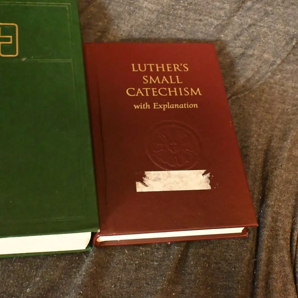 Lot of 3 Lutheran Books Small Catechism Service Worship Liturgical